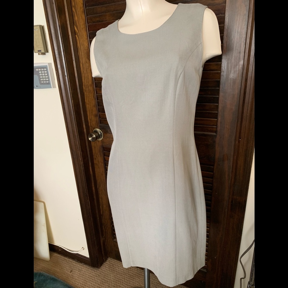 Grey sheath dress, size small